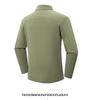 Bird House Style Men's Autumn/Winter Long Sleeve Round Neck Half-Zip Sweatshirt, Elastic and Warm for Outdoor Sports