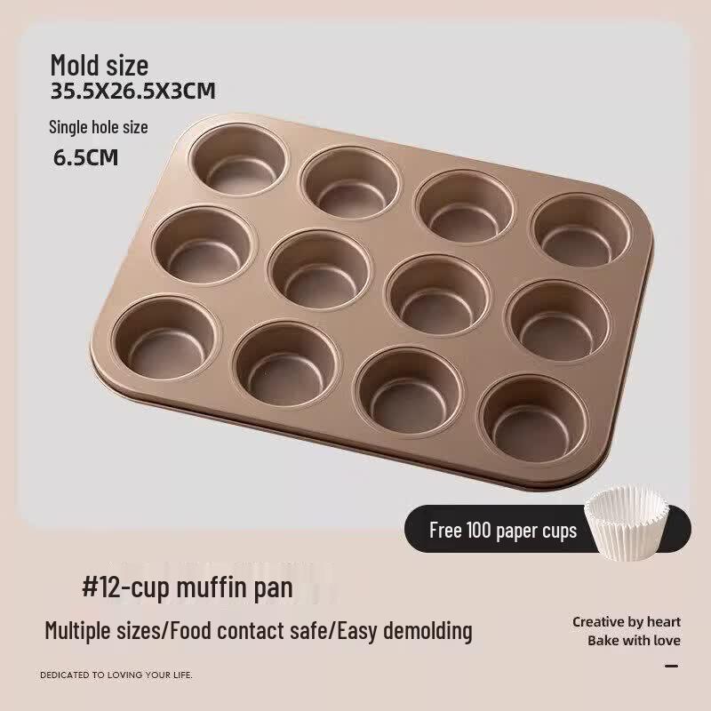 Non-stick Carbon Steel Cake & Muffin Pan