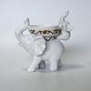 Cute Elephant Back Candlestick Funny Tea Light Candle Stand Scented Candles  For Home Living Room