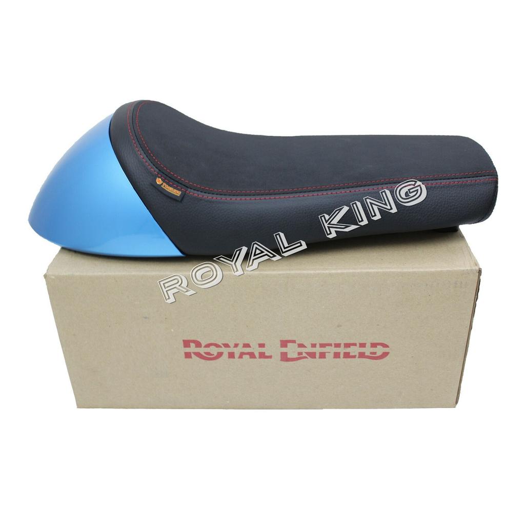 Royal Enfield Interceptor 650 Single Seat Blue Cowl & Touring Single Rider Seat