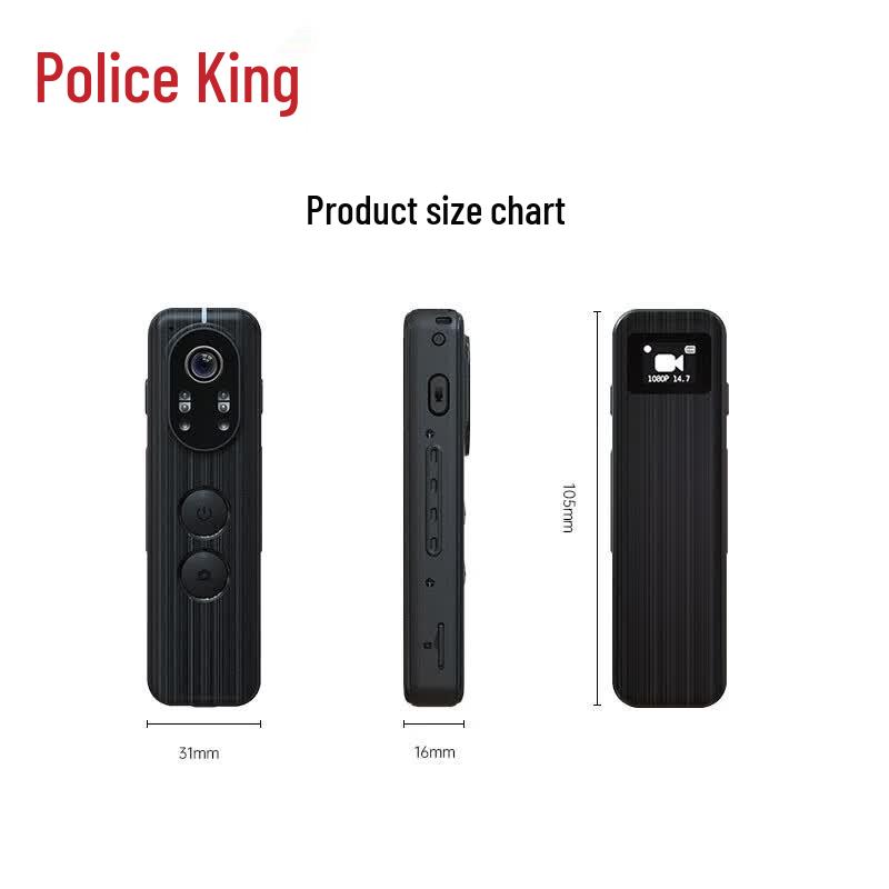 CPW 4K Portable Body Camera with Night Vision (CN Version)