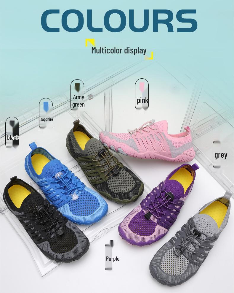 Unisex Quick-Dry Water-Repellent Hiking Shoes – Lightweight, Breathable, Non-Slip Beach & Swimming Footwear