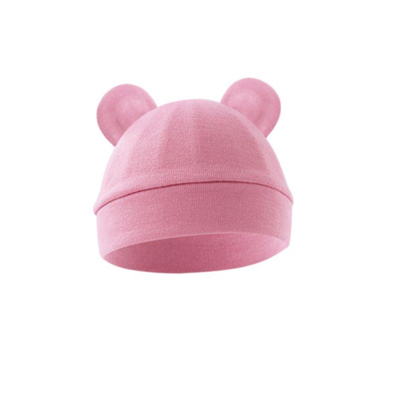 Conjunto de Chapéu e Luvas para Bebê Menina Algodão Gorro para Recém-nascidos Acessórios para Meninas Touca para Bebê Touca para Crianças Pequenas e Bebês Presente para Recém-nascidos