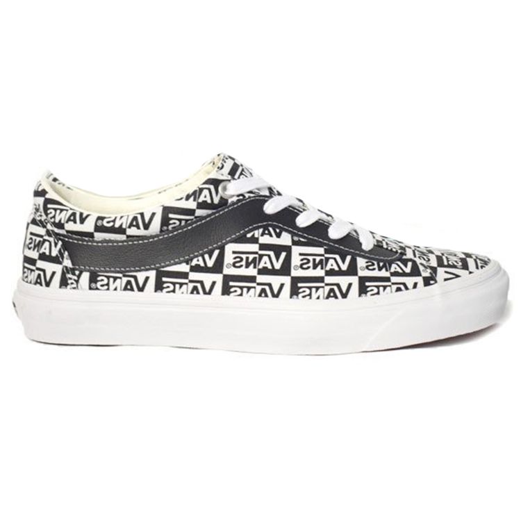 Vans Bold Ni Logo Checkerboard Unisex Sneakers Black True-White VN0A5DYA9HG