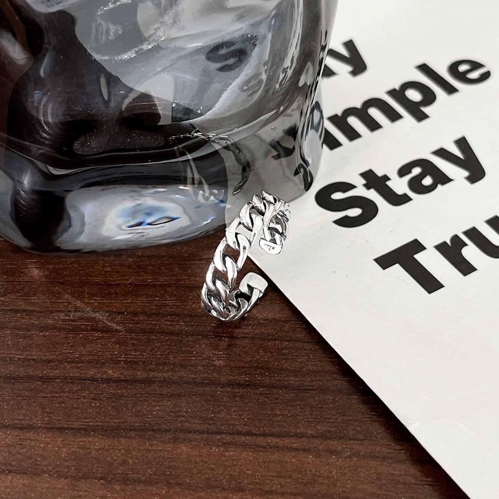 Yinruitai Argent Sterling 925 Bague Réglable Croix Keke Vintage pour Femmes - Style Tendance, Luxueux et Unique