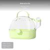 Portable Hamster Travel Enclosure, Bean Onthemoveose Edition, Breathable, 18.4cm Avocado Green