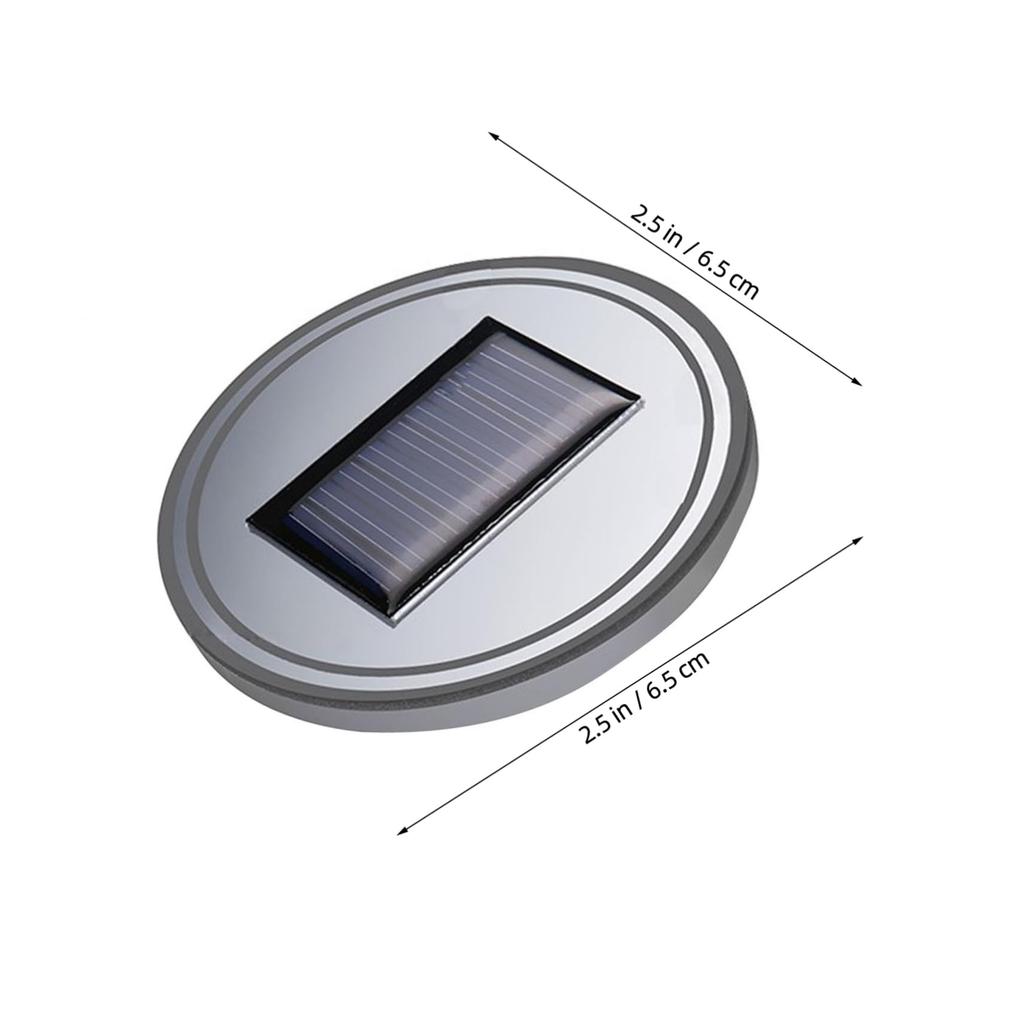 FOMIYES Led Cup Holder Mat Solar Led Cup Mat Car Cup Mat Led Cup