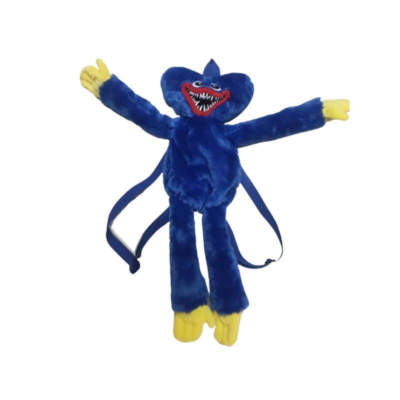 Poppy Playtime Plush Backpack Cute Cartoon Stuffed Toy School Bag For Kids