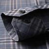 Hengyuanxiang Men's Business Casual Plaid Long-Sleeve Shirt