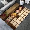 Demon Slayer Kimetsu No Yaiba Teppich für Wohnzimmer Schlafzimmer Zuhause Sofa Dekoration Kinder Spielen Rutschfeste Bodenmatte