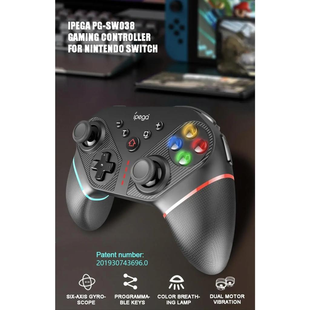 PG-SW038 Bluetooth Dreadlocks Gamepad NS Switch Console Dreadlocks Gamepad Video Game USB Joystick Nintendo Switch/PS3/PC