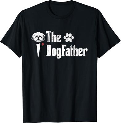 The Dogfather Shih Tzu Dog Dad Tshirt Father_s Day Gift Unisex T-Shirt