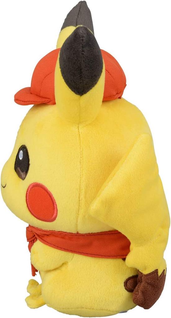 POKEMON Center Original Plush Toy Pokemon Cafe Mix Pikachu 21×12×25(H×W×D:cm)