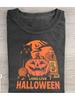 Men'S And Women'S Vintage Halloween Spooky Print Long Live Halloween Slogan Retro Style Unisex 100% T-Shirt, Soft, All Season Casu