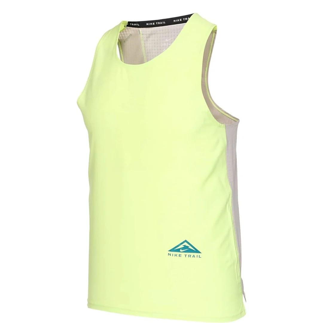 Nike Dri-FIT Rise 365 Trail Running Tank Top  Yellow  Men s CZ9191-033 L