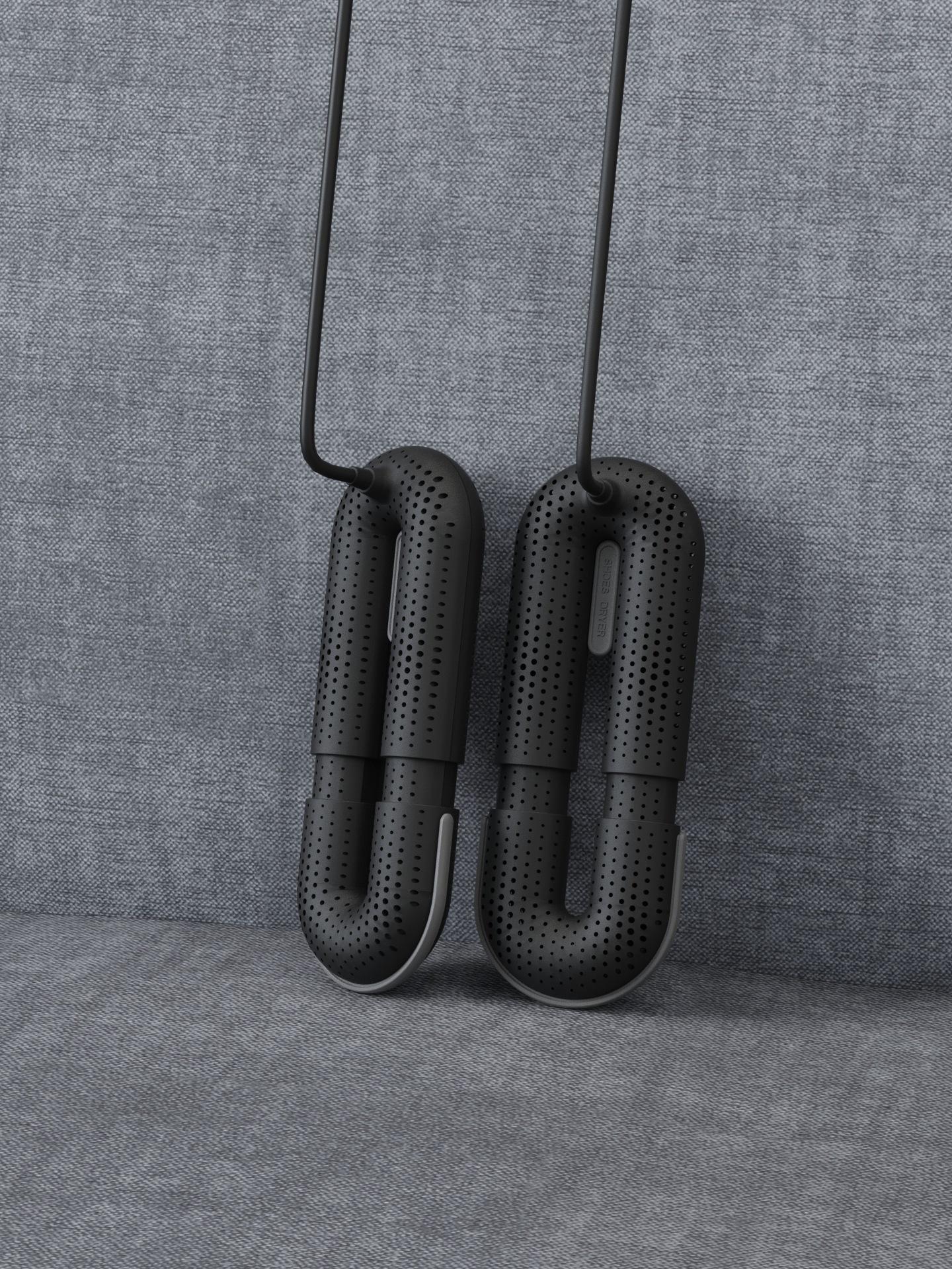 

Портативная автоматическая сушилка для обуви с таймером - дезодорирование и подогрев EU Plug чёрный