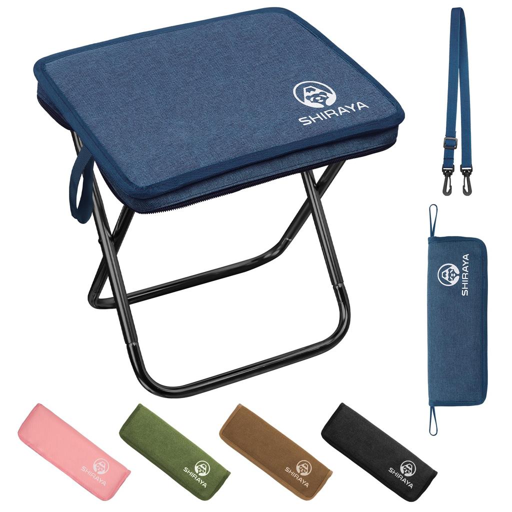 Shiraya New Folding Outdoor Aluminum with Shoulder Easy To Integrated Storage Portable Chair for and Includes Japanese Instructions [2025 Model]