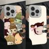 Y-Yoshitomo N-Nara Art Phone Case For iPhone 16,15,14,13,12,11,Pro,Max,Plus,Mini,XS Anti Fall Gray Silver Matte Hard Bumper