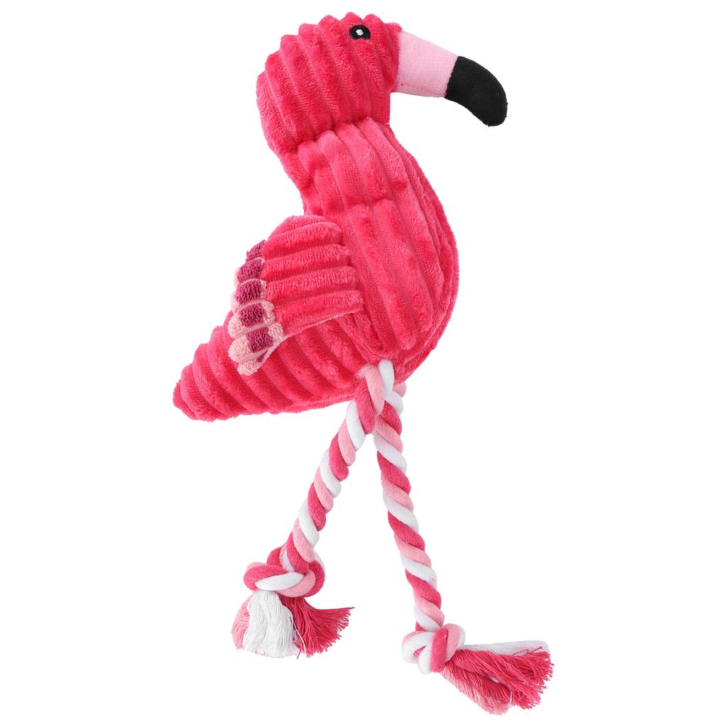 Plush Squeaky Dog Toy Chewing Vocal Bird Pet Tooth Cleaning Toy for Small Middle Big Dogs
