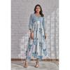 Women Cotton Rayon Kurti Pant Dupatta Set Indian Pakistani Salwar Kameez Kurta VF-20137