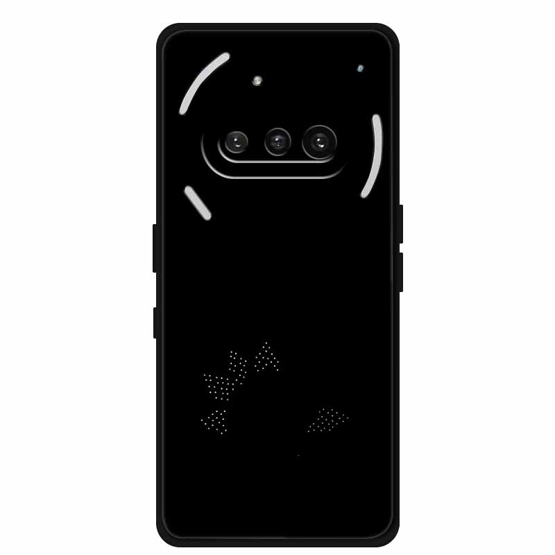 

Black Silicone Back Cover For Nothing Phone 3A Case Cartoon Cat Shockproof TPU Soft Case For Nothing Phone 3A Case 3 A Coque Bag Nothing Phone 3A
