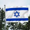 90x150 CM Bandera Nacional de Israel A Prueba de Desvanecimiento de Doble Cara Sin Arrugas Ojales de Metal Resistentes al Sol Poliéster IL Banner Decoración de Jardín Interior Al Aire Libre