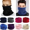 Winter Warm Sports Thermal Polar Fleece Fabric Scarfs Snood Neck Warmer Face Mask Beanie Hats Caps