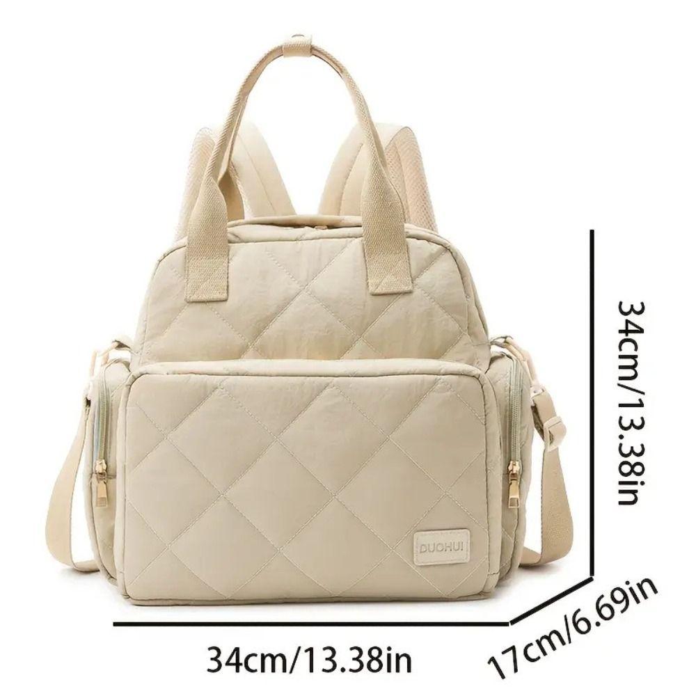 Spritzwassergeschützte Wickeltasche Mehrfache Fächer Reise Rucksack Neue Mama Tasche Damen