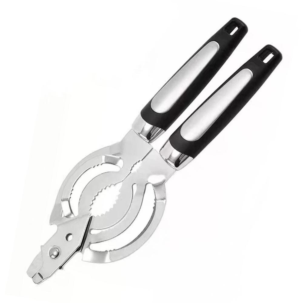 Manual Jar Lid Gripper Stainless Steel Effortless Bottle Opening Tool Can Opener Outdoor Party