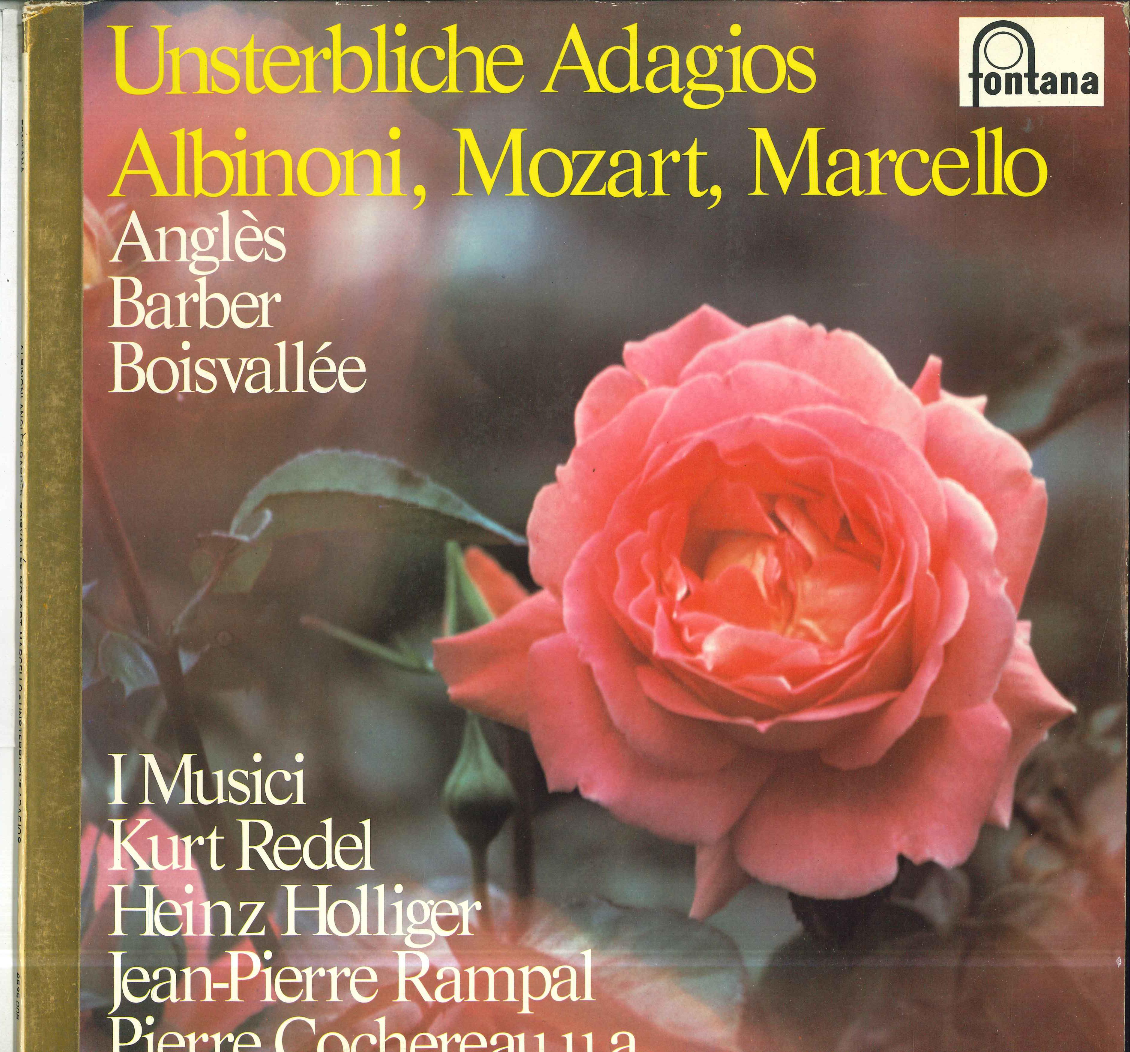 

LP Record VARIOUS Unsterbliche Adagios Albinini Mo 6535005 FONTANA 1979 Netherland Classical Used