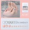 Luxury  False Toenails Rhinestone Fake Toenails Full Cover False Nails Short Nails Patch