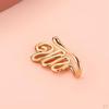 Nose -Shaped Punk Tiny Charm Clamp Ring Stud for Jewelry