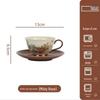 Shunxiang Vintage Teaware Set: Retro Cups & Saucers, Teapot, Perfect for Afternoon Tea & Coffee, In a Gift Box