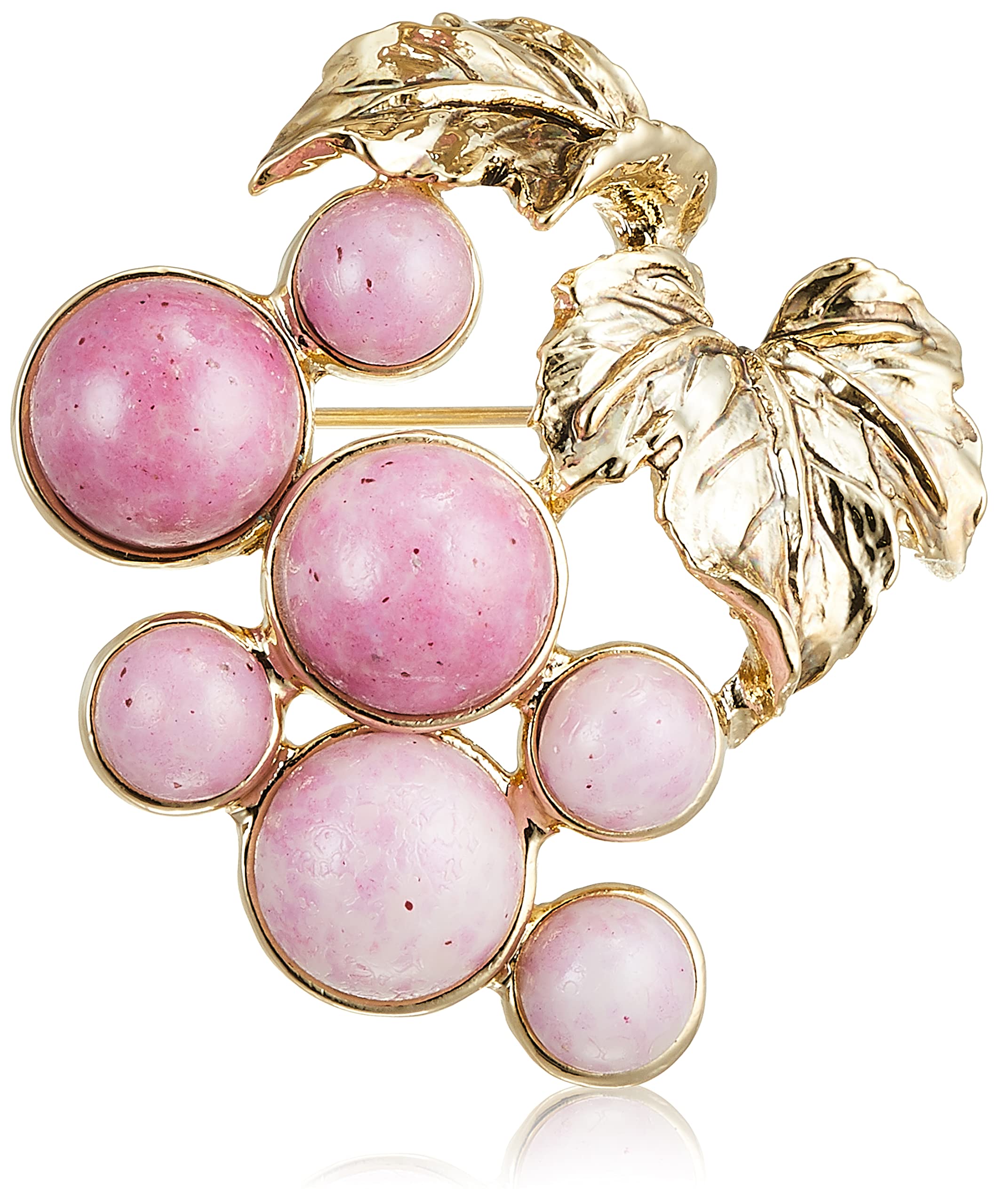 

Брошь WINE Collaboration VBRV2512 XV [Boutique Vendome] [Проект GRACE] «Виноград Кошу»