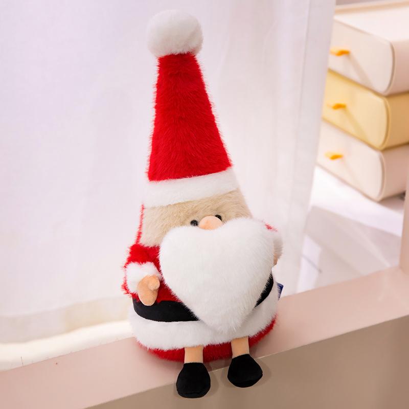 Hot Sell Cartoon Mini Santa Claus Plush Toys Stuffed Anime Plushies Dolls Christmas Home Party Decor for Kids New Year Gifts