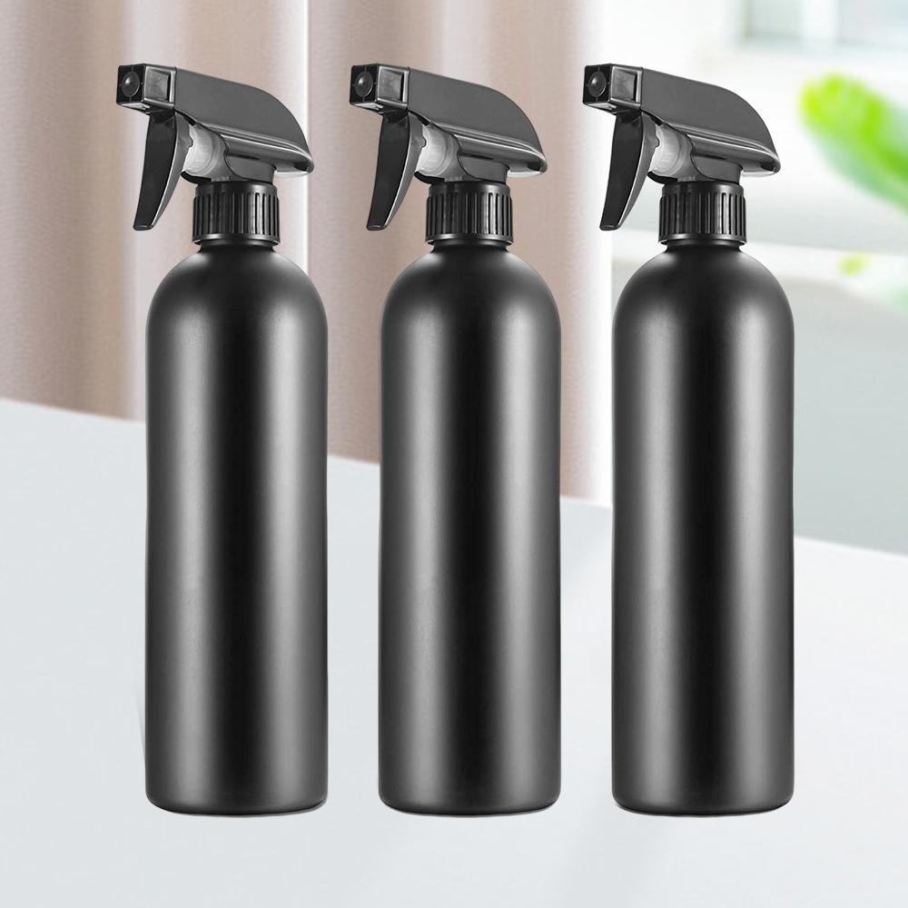 3 Pcs Spray Bottles Black Perfume Bottle Empty Spray Bottles Pump Sprayer Fine Mist Spray Refillable Cosmetics Water Spray