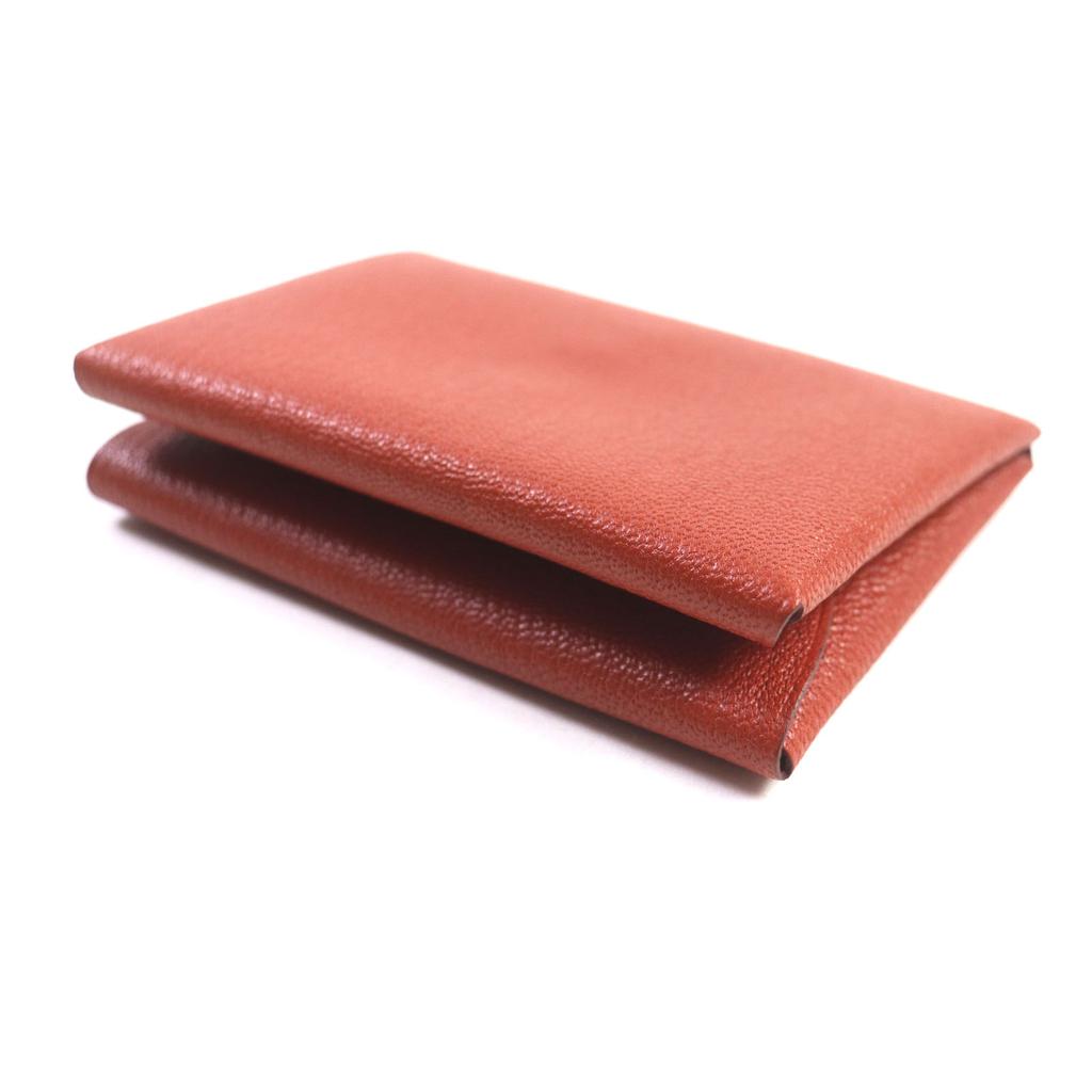Porta-moedas HERMES impecável Calvi duo Shoble misol masculino Usado