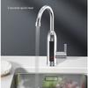 3000W Electric Water Heater Kitchen Faucet Instant Hot Water Heater Faucet Hot Cold Water Dual-Use LCD Display Instant Heating