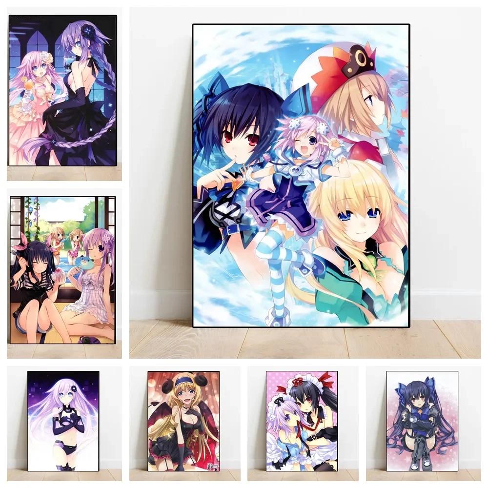 

Японская аниме-игра Hyperdimension Neptunia, классическое искусство, домашняя стена, современное украшение, холст, постеры, эстетика, дизайн, гостиная