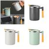 Stainless Steel Travel Mug Elegant Coffee Drinking Cup with Lid Portable Beverage Drinkware for Office and Outdoor Use
