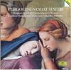 LP Record GIOVANNI BATTISTA PERGOLESI  MARGA  Stabat Mater 137703 Deutsche Grammo 1985 Germany Classical Used