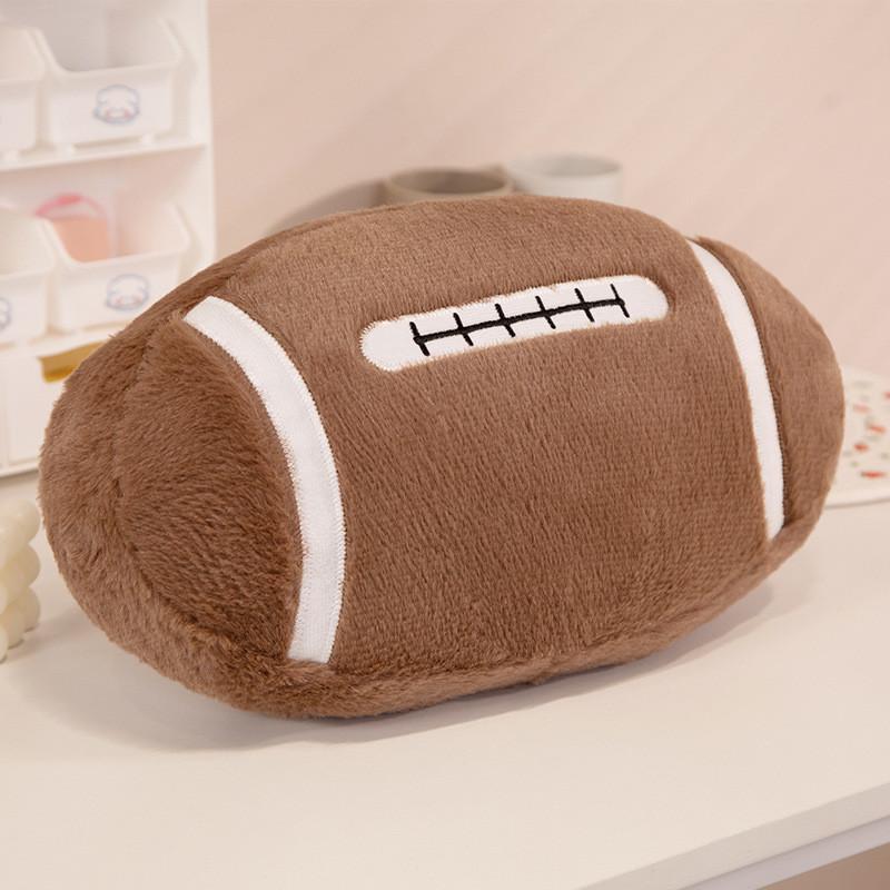 

Basketball Tennis Rugby Sports Balls Plush Toy Stuffed Doll Decoration 35cm Gift Rugby