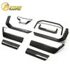 Popular Dry Carbon Fiber Interior Trim Kit for Ford Raptor F150: Includes Steering Wheel, Center Console, Air Vent Stickers
