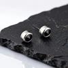 Blue White Black Zircon Clip Earrings for Men Women,Stainless Steel Non Perforated Ear Clips,Simple Hip Hop Earring Jewelry Gift