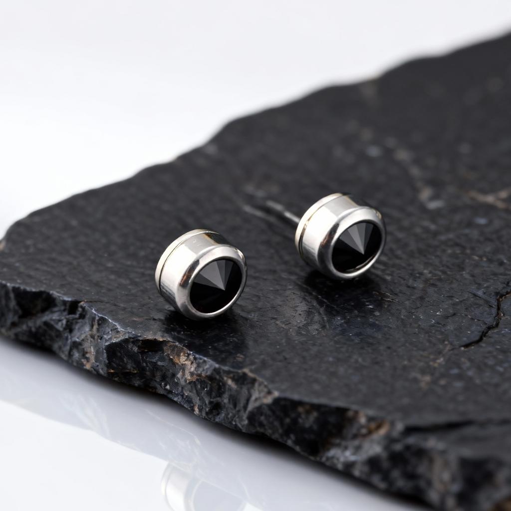 Blue White Black Zircon Clip Earrings for Men Women,Stainless Steel Non Perforated Ear Clips,Simple Hip Hop Earring Jewelry Gift