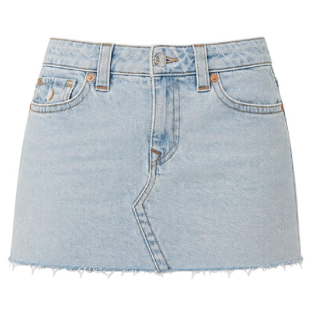 True Religion Womens/Ladies Sadie Plain Denim Mini Skirt
