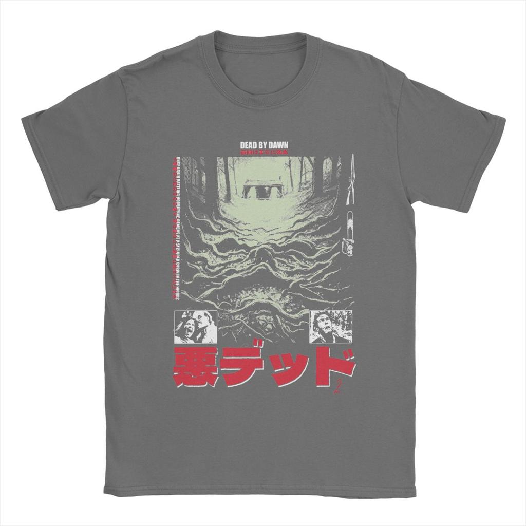 Men The Cabin Evil Dead T Shirt Pure Cotton Tops Fashion Short Sleeve Round Collar Tee Shirt Printed T-Shirts