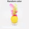 5Pcs Cat Toys Feather Rustling Cat Scratching Ball Toy Cats Supplies Random Color