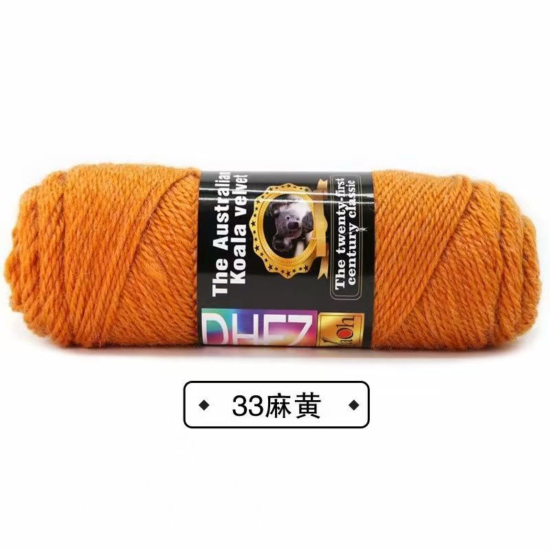 100G Wool Blended Koala Fleece Hand-knitted Medium Thick Yarn Rod Needle Thread Jacket Scarf DIY Knitting&Crocheting