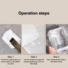 Transparent Nail Seal With Scraper Erasable French Nails Stamp Template Printing Tool Nail Polish Stamping Manicure Tool